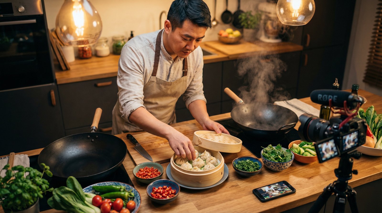 国产主播美食视频教程